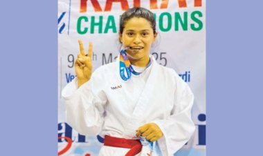 জাতীয় কারাতে প্রতিযোগিতায় হবিগঞ্জের রাবেয়ার স্বর্ণপদক