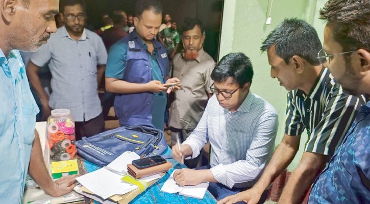 মাধবপুরে সার ও কীটনাশক ব্যবসায়ীদের জরিমানা